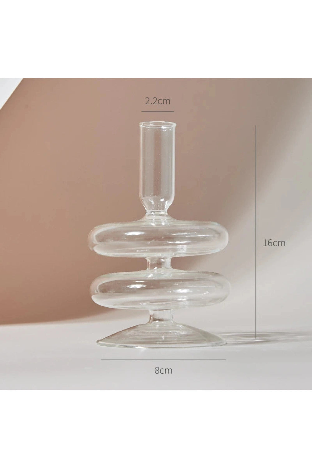 Clear Modern Glass Vase