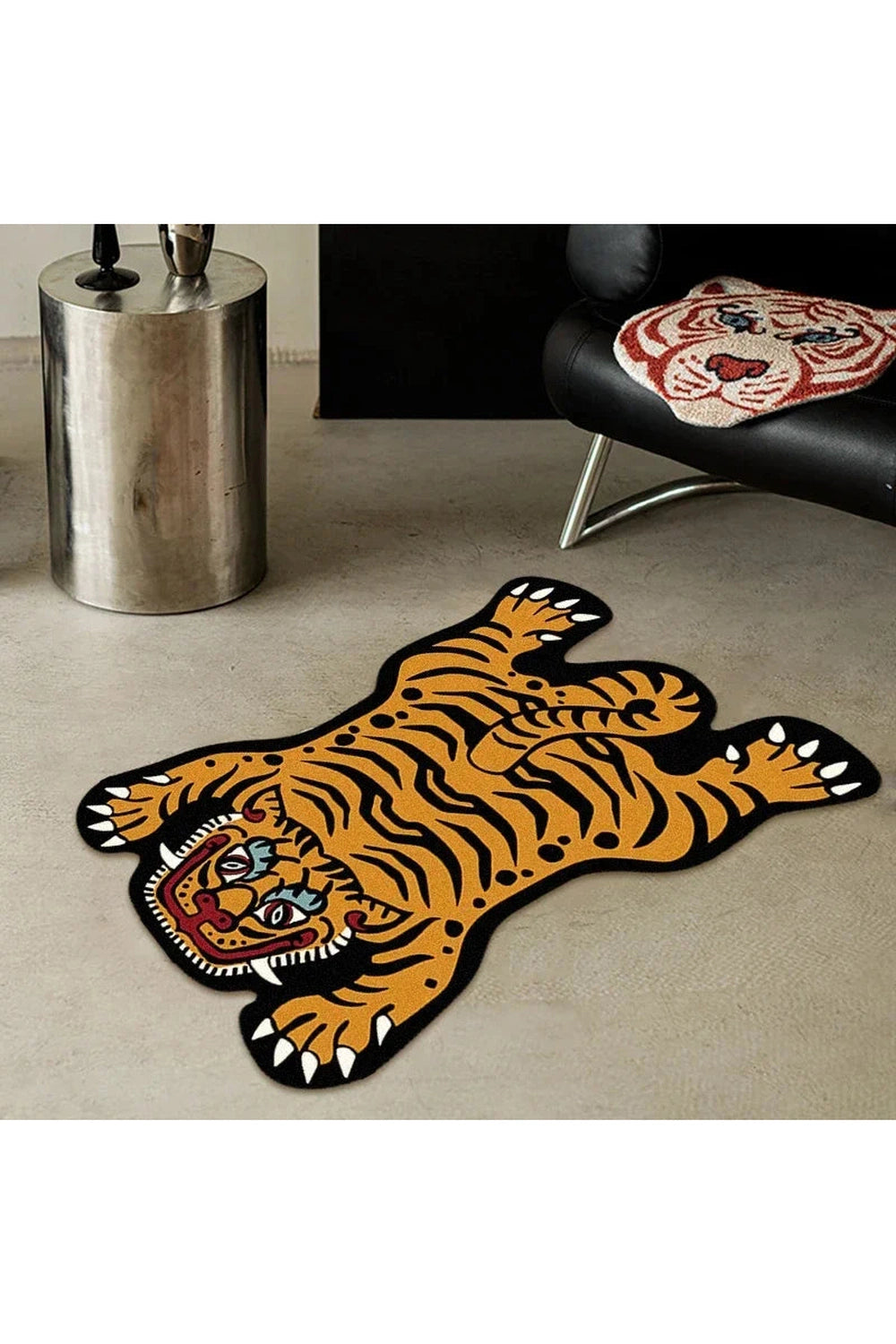 White Tiger Vibe Rug