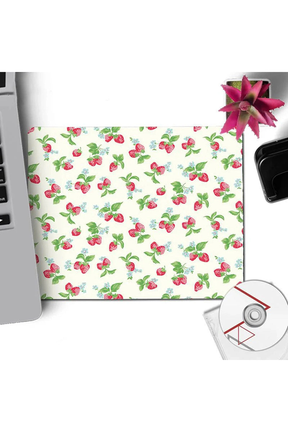 Cartoon Strawberry Deskmat