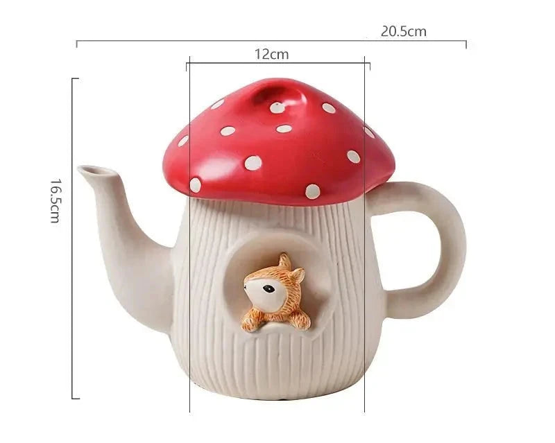 Woodland Mushroom Teapot Set