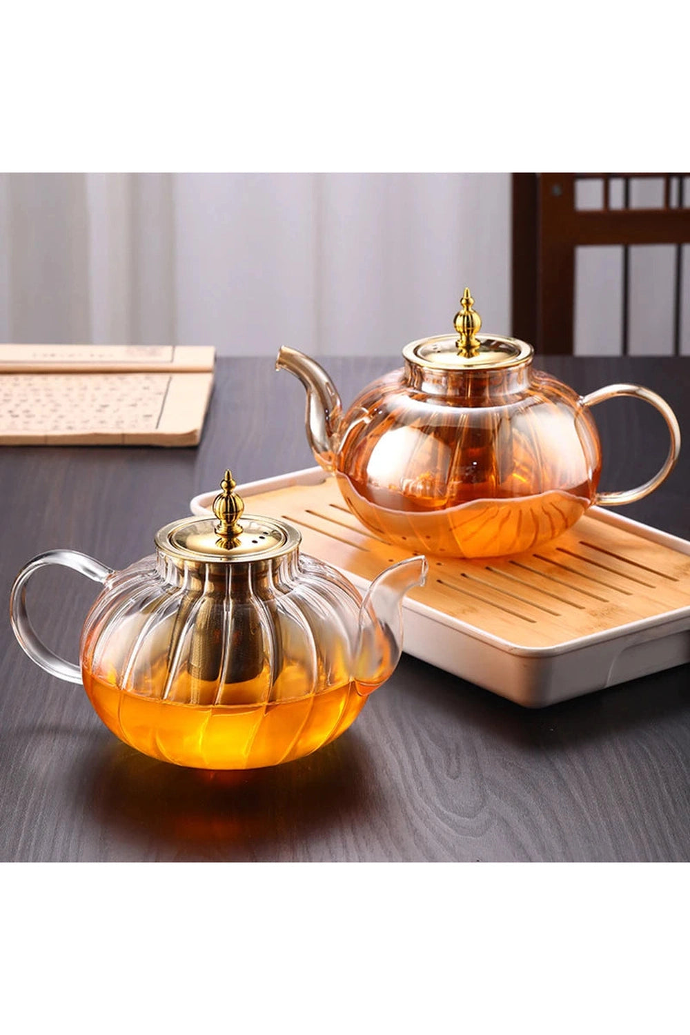 Heat-Resistant Glass Teapot