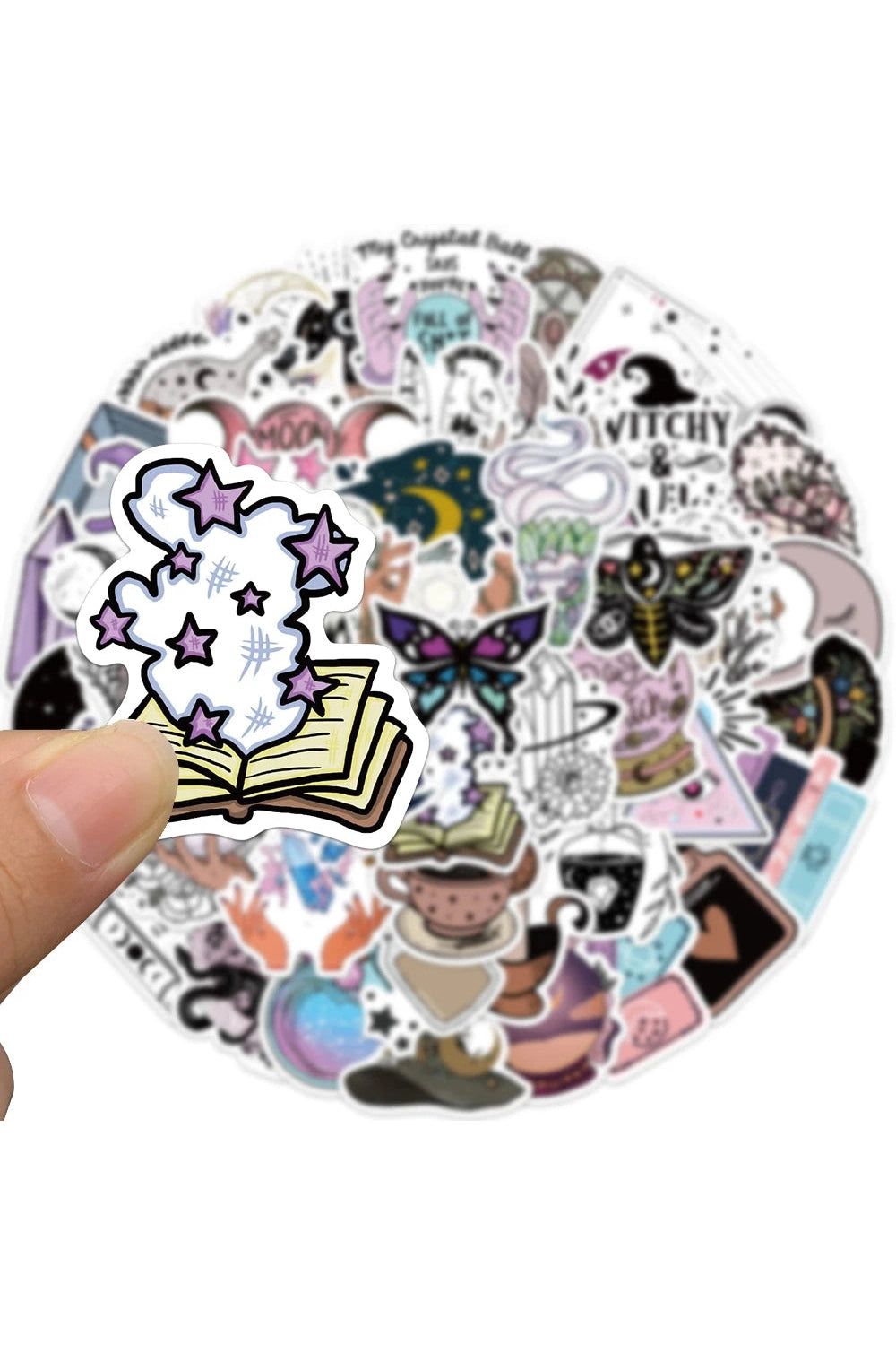 Gothic Witch Astrology Stickers