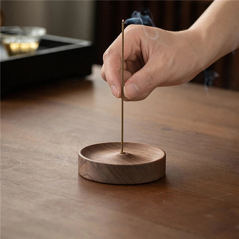 Dark Academia Wooden Incense Holder