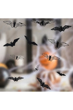 Spooky Starry Night Bat Stickers