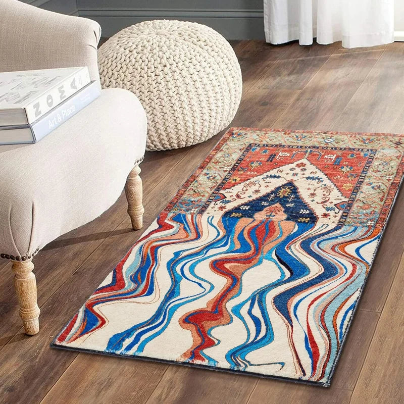 Boho Wave Fusion Accent Rug