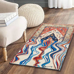 Boho Wave Fusion Accent Rug