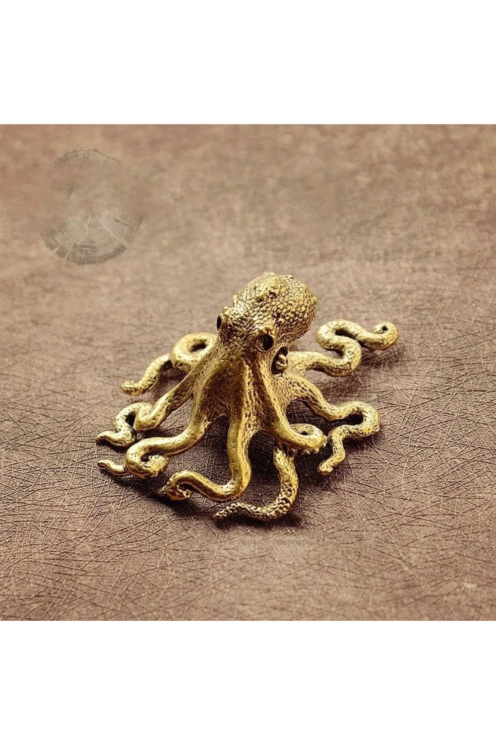 Brass Octopus Mini Figurine