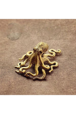 Brass Octopus Mini Figurine