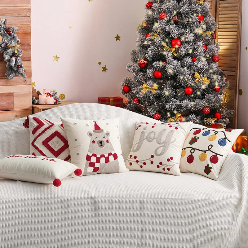 Merry Red Christmas Pillow Case