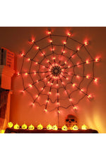 Spooky Spiderweb String Lights