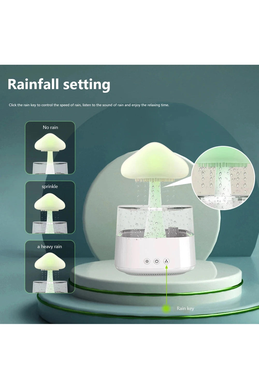 Aromatherapy Mushroom Night Humidifier