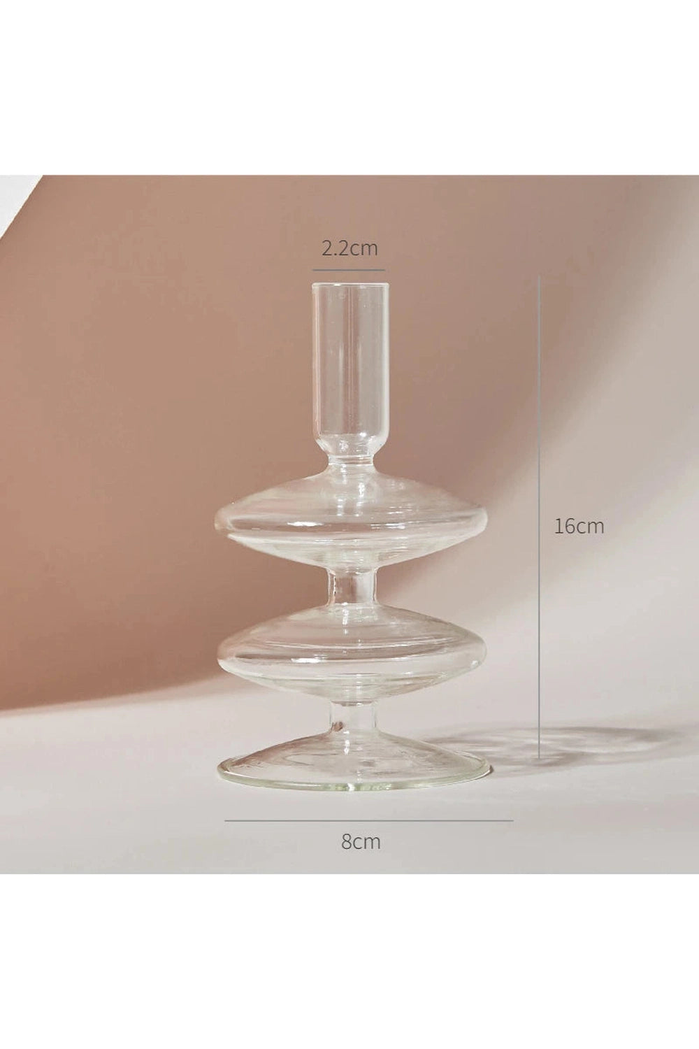 Clear Modern Glass Vase