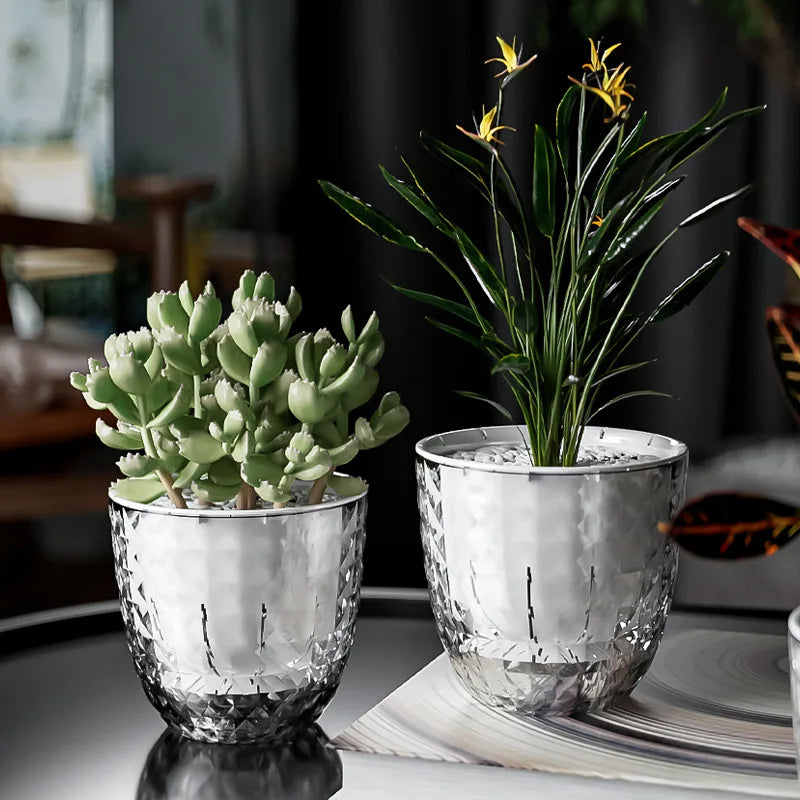 Diamond Gleam Plant Pots