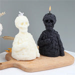 Zombie Skull Candle Mold DIY