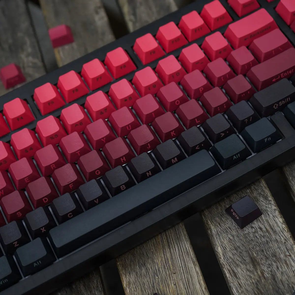 Red Black Cherry Keycaps