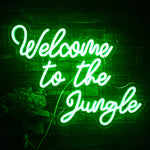 Jungle Welcome Neon Sign