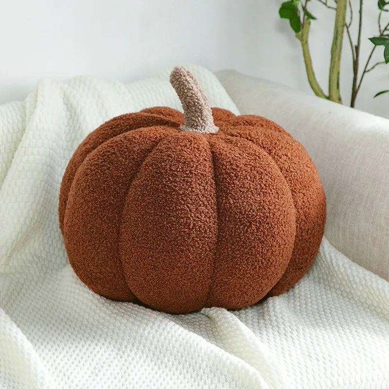 Pumpkin Plush Halloween Cushion