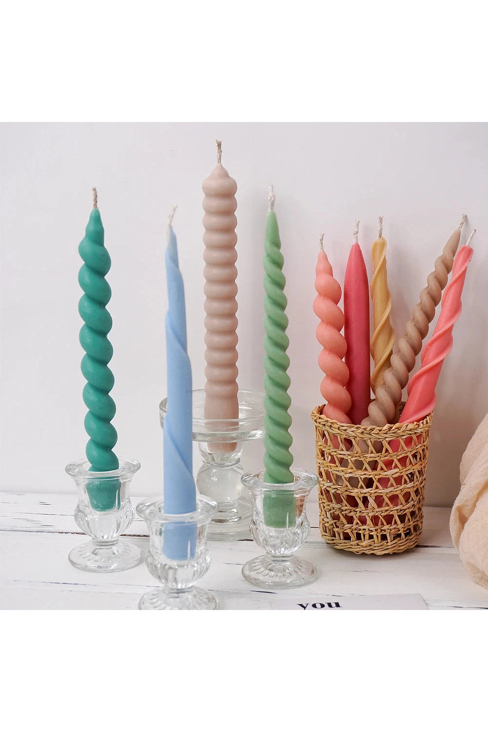 Spiral Taper Candle Mold