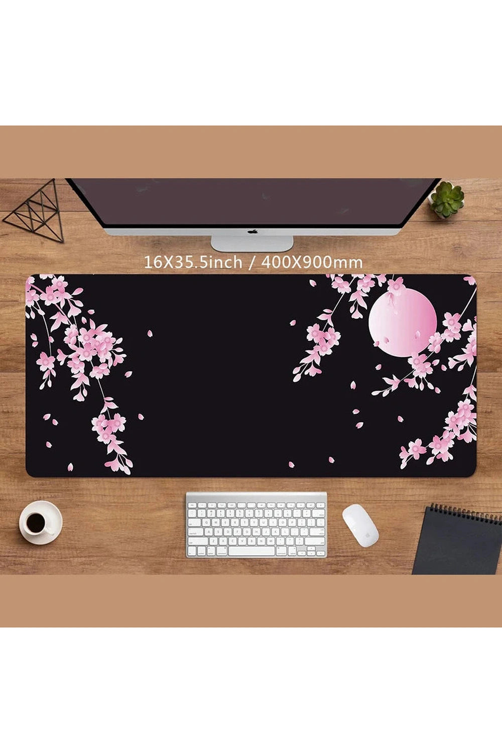 Floral Pink Non-Slip Deskmat