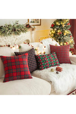 Christmas Plush Nordic Pillow Case