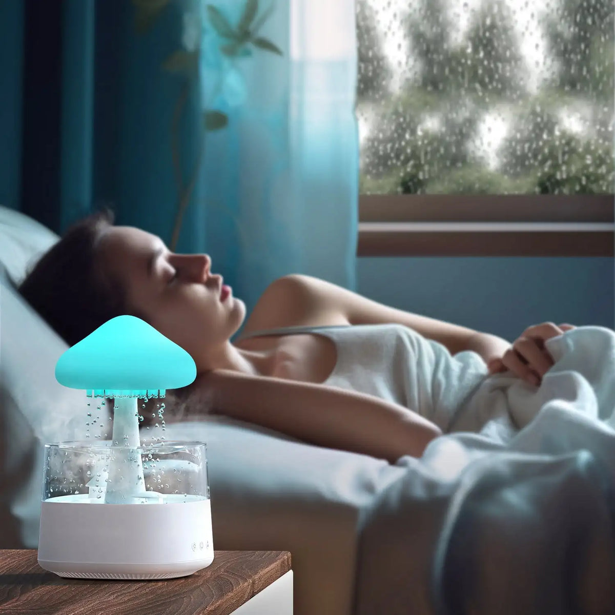 Humidificador con efecto hongo