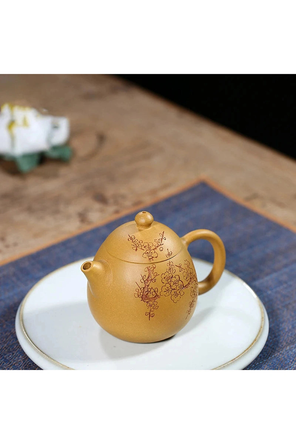 Golden Dragon Egg Teapot