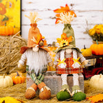 Autumn Harvest Gnome Figurines