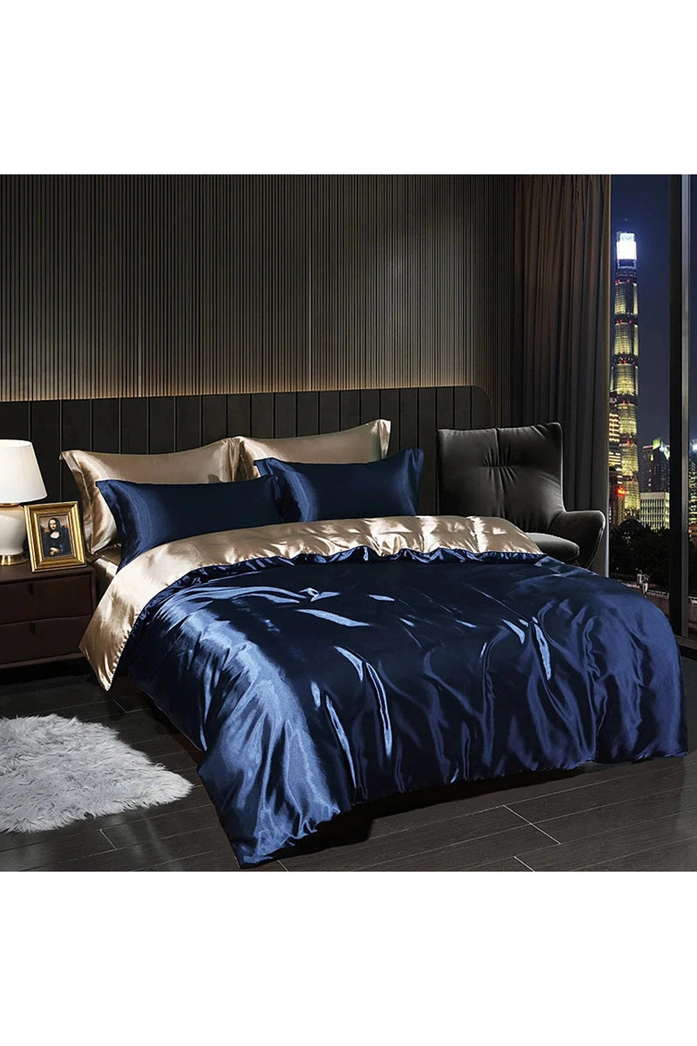 High-End Satin Bedding Set