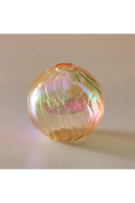 Iridescent Glass Ball Plant Vase