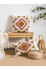 Fall Decor Color Boho Geometric Pillow Case