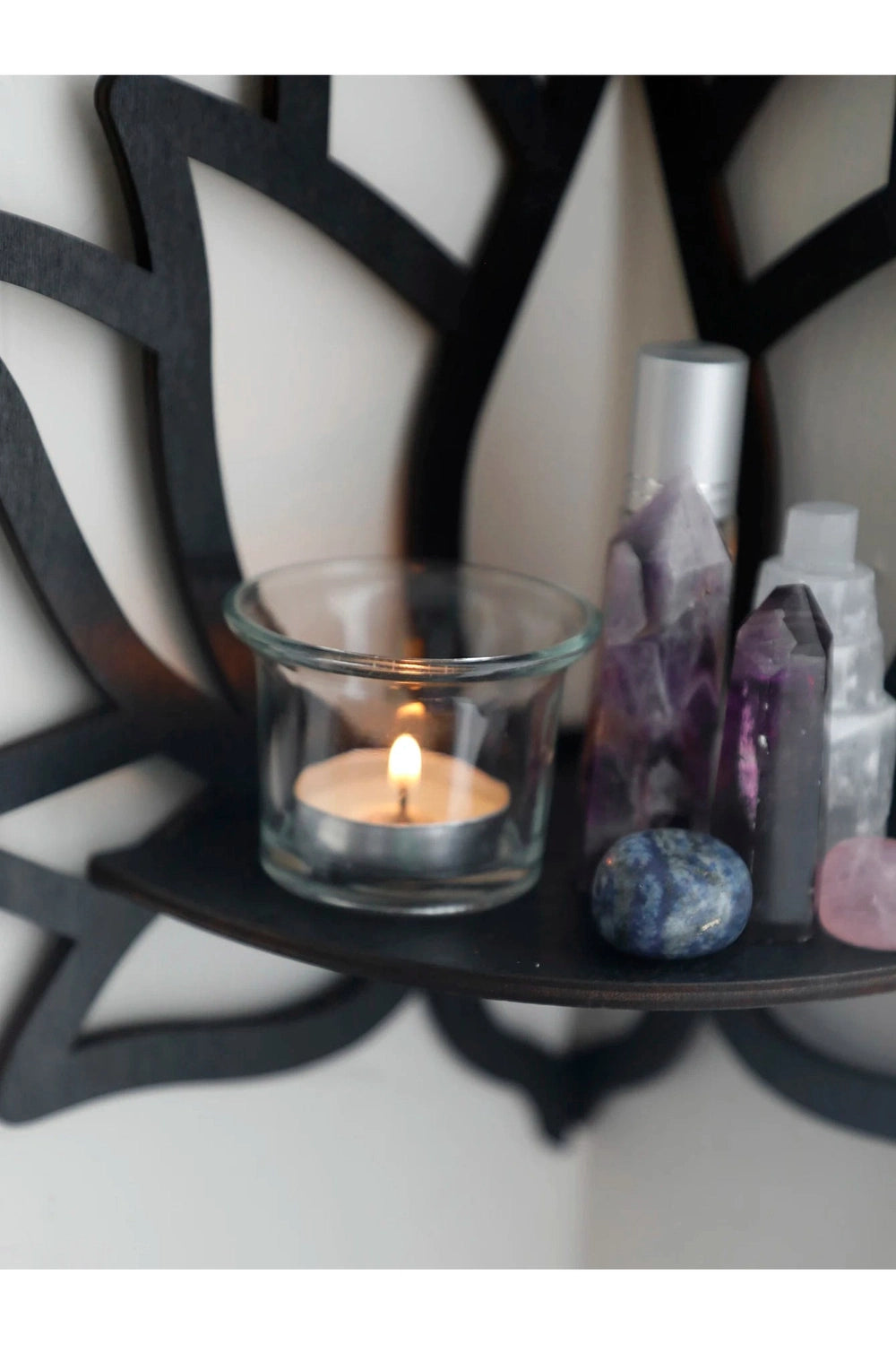 Butterfly Crystal Wall Shelf