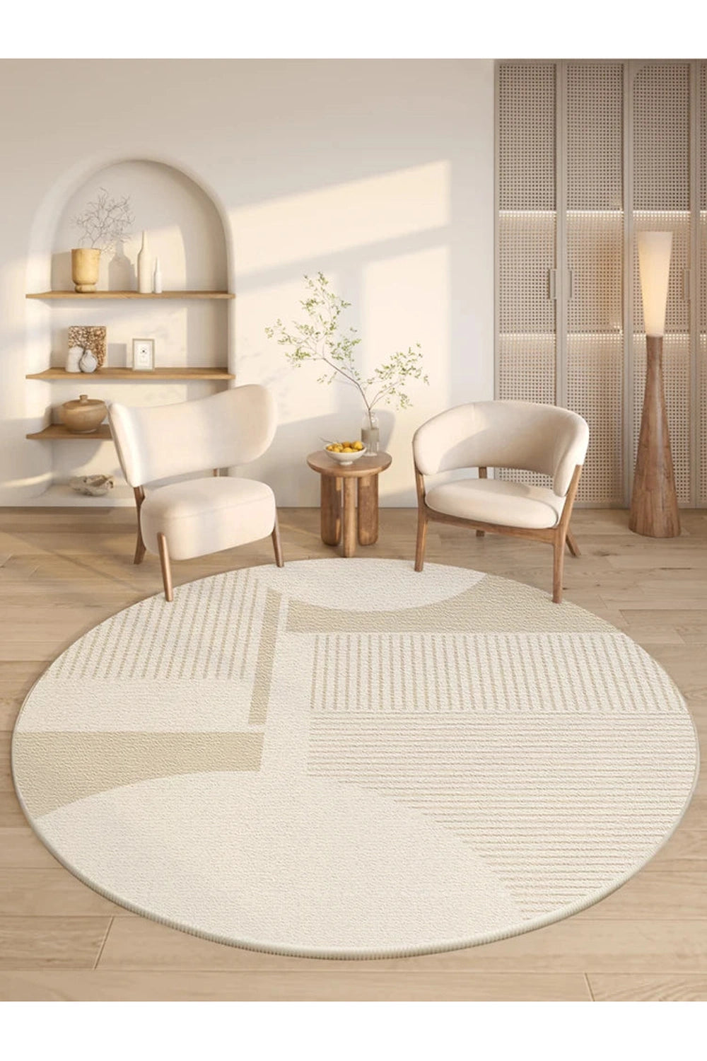 Natural Harmony Round Rug