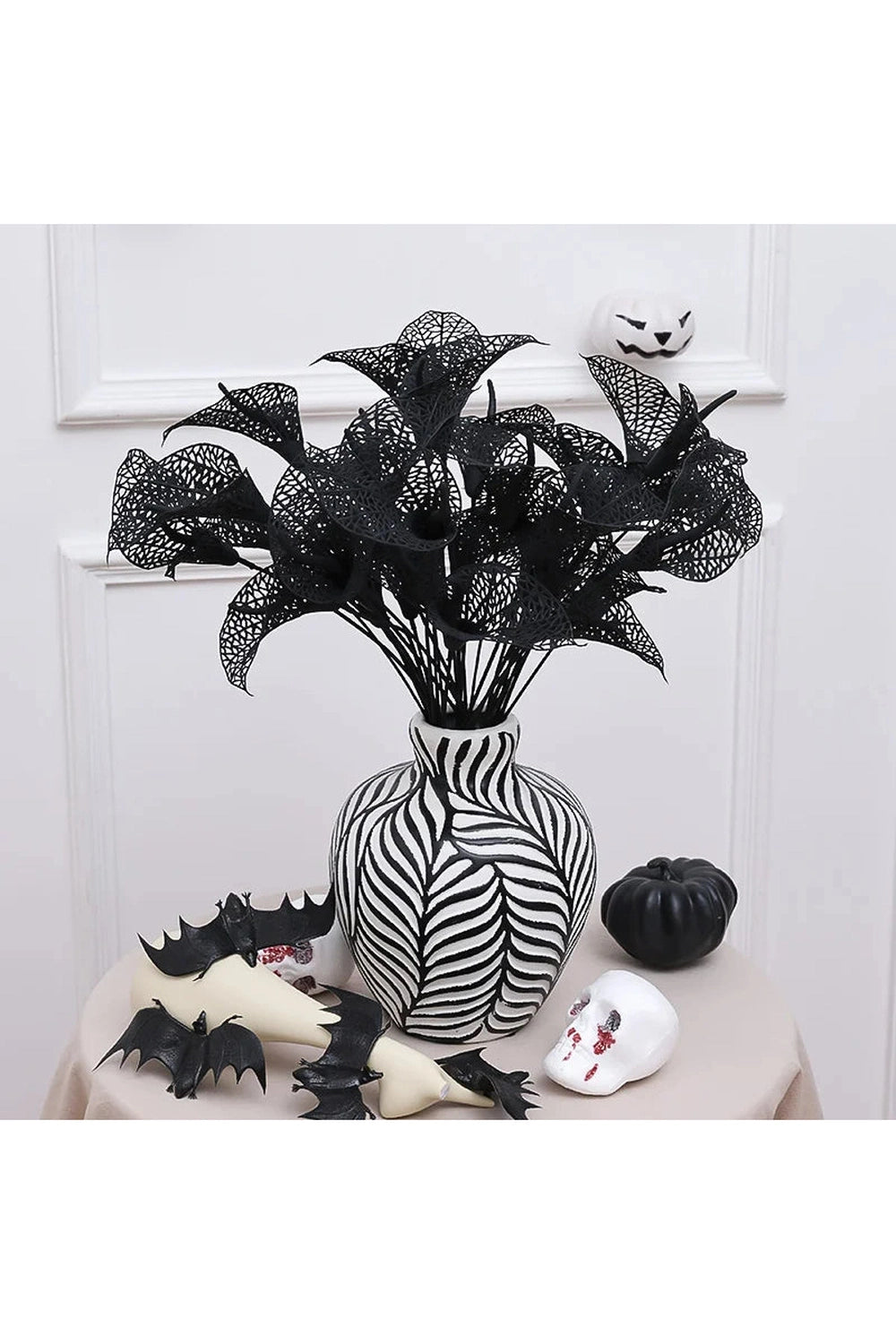 Midnight Halloween Artificial Flowers