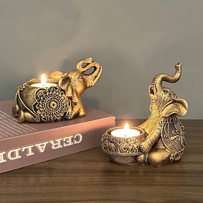 Elephant Trunk Tealight Candle Holder