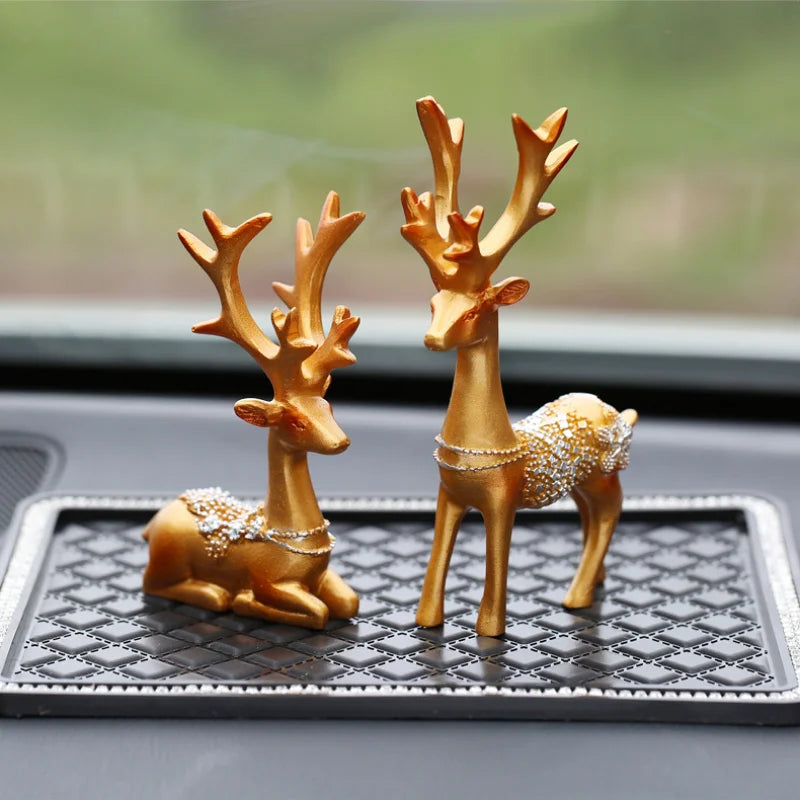 Lucky Deer Resin Sculpture