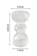 Clear Modern Glass Vase