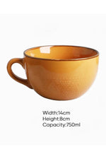 Large Ceramic Breakfast Cup