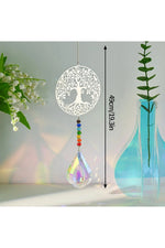 Golden Butterfly Prism Suncatcher