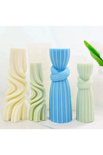 Wave Column Candle Mold DIY