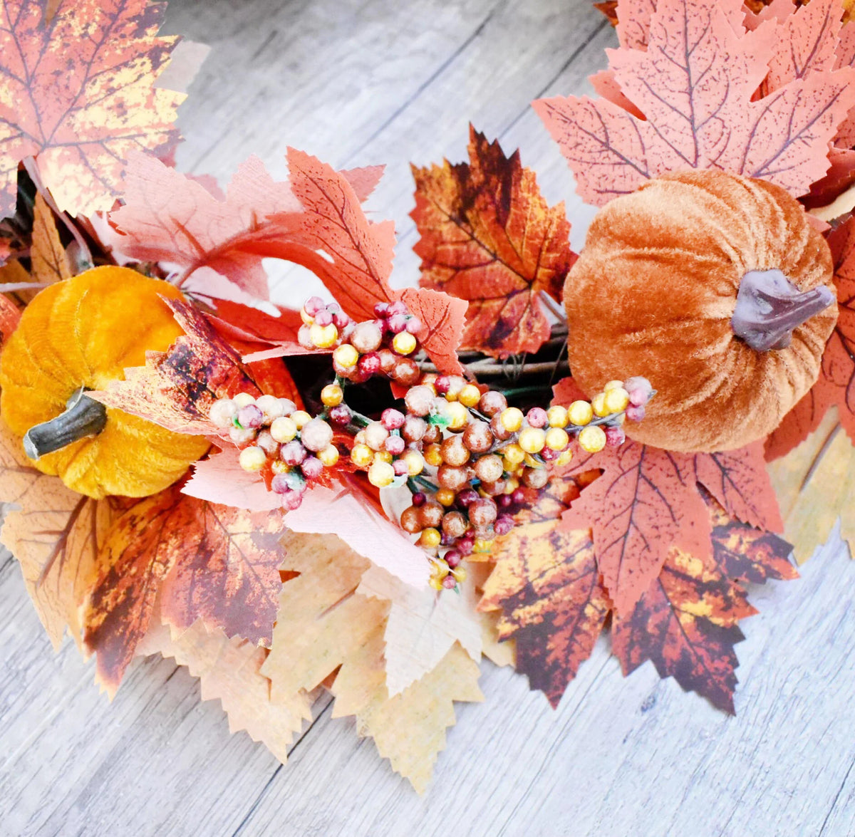 Harvest Glow Leaf Garland