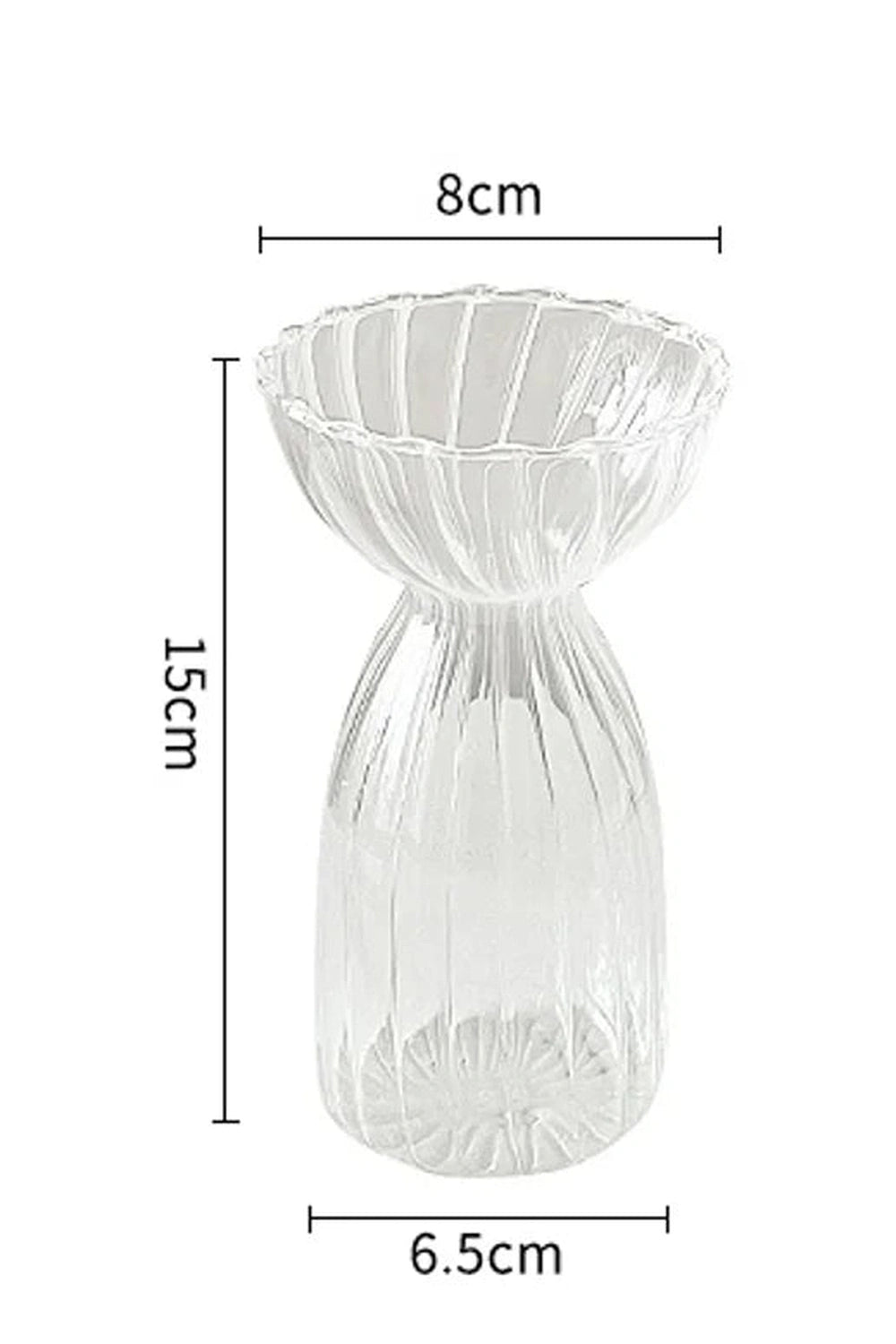 Clear Modern Glass Vase