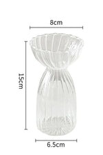 Clear Modern Glass Vase