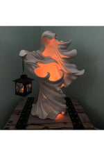 Lantern Witch Resin Figurine