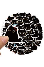 Kawaii Black Cat Stickers