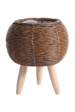 Rattan Basket Flower Pot