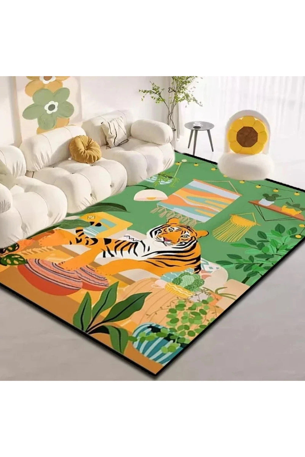 Jungle Goddess Boho Area Rug