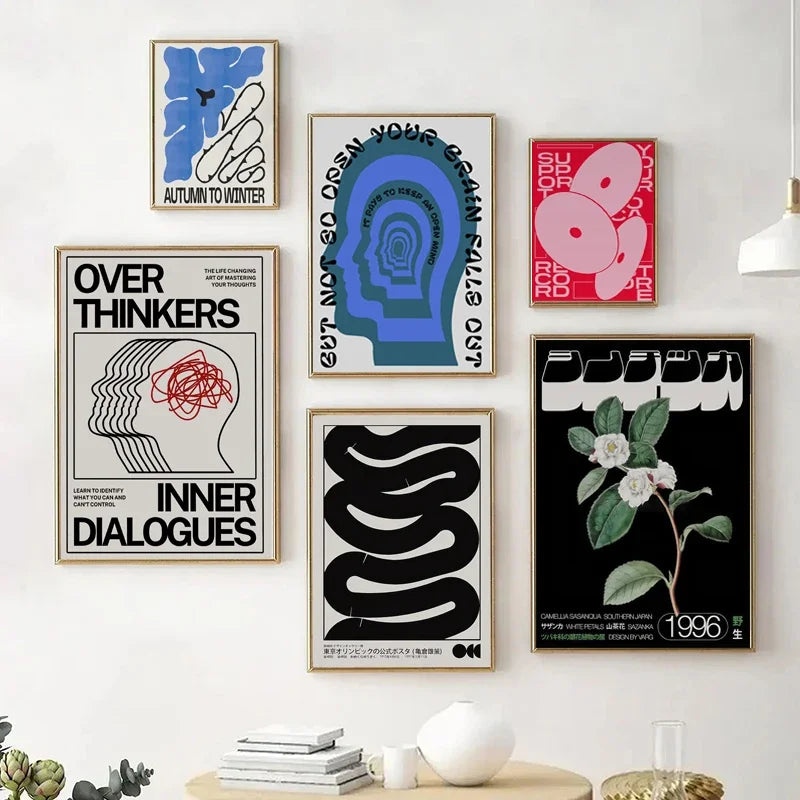 Artsy Abstract Mindscape Posters