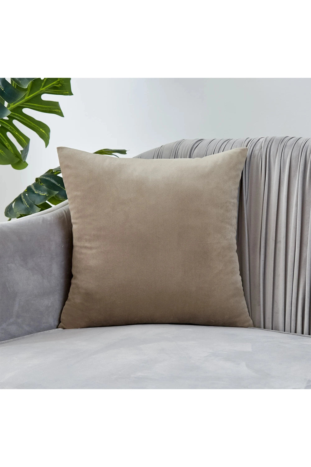 Earth Tone Velvet Pillow Case