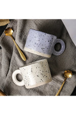 Ring Handle Porcelain Mug