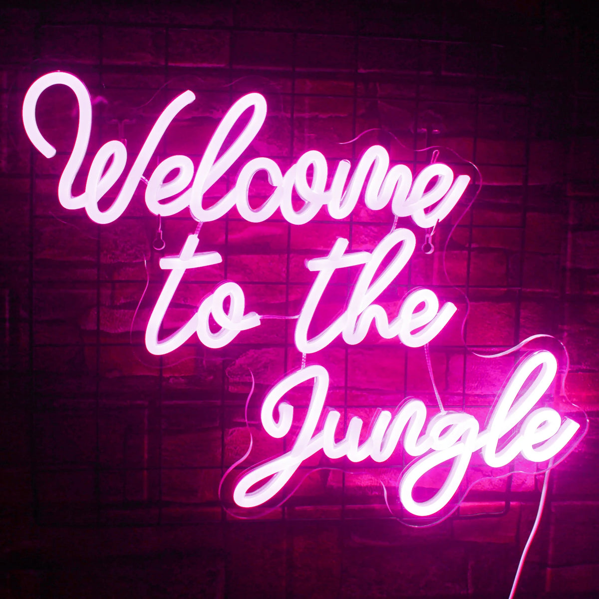 Jungle Welcome Neon Sign